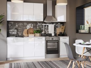 Кухонный гарнитур «Ника Глосс» 1,8 м